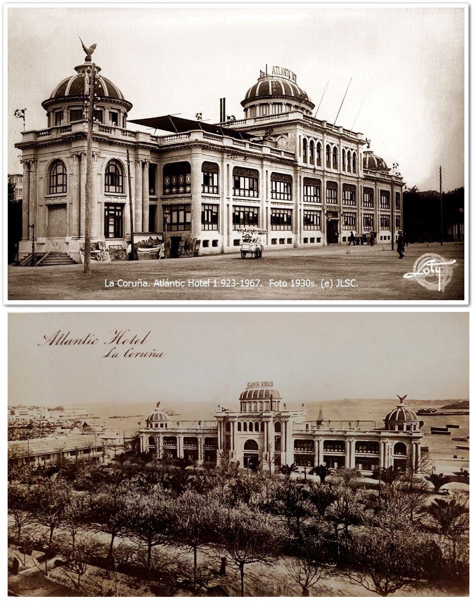 Fotografías del antiguo hotel Atlántico