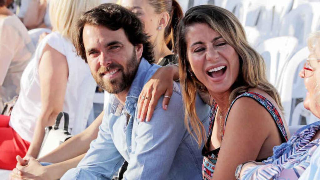 Javier Ungría y Elena Tablada, durante un evento de moda en Málaga.