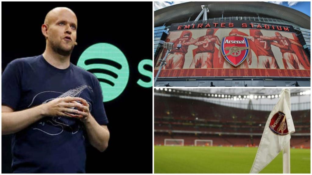 Daniel Ek y el Arsenal