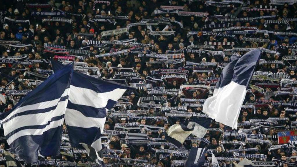 La afición del Girondins de Burdeos