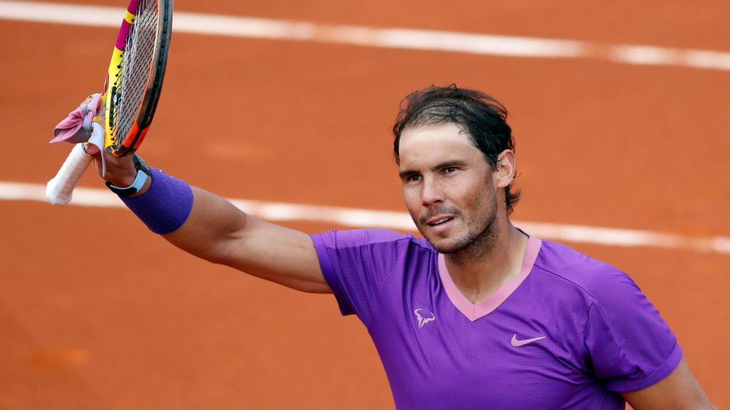 Nadal celebra su victoria frente a Carreño y el pase a la final