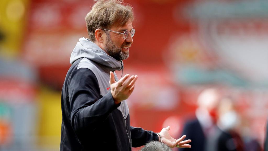 Jürgen Klopp, en la banda de Anfield