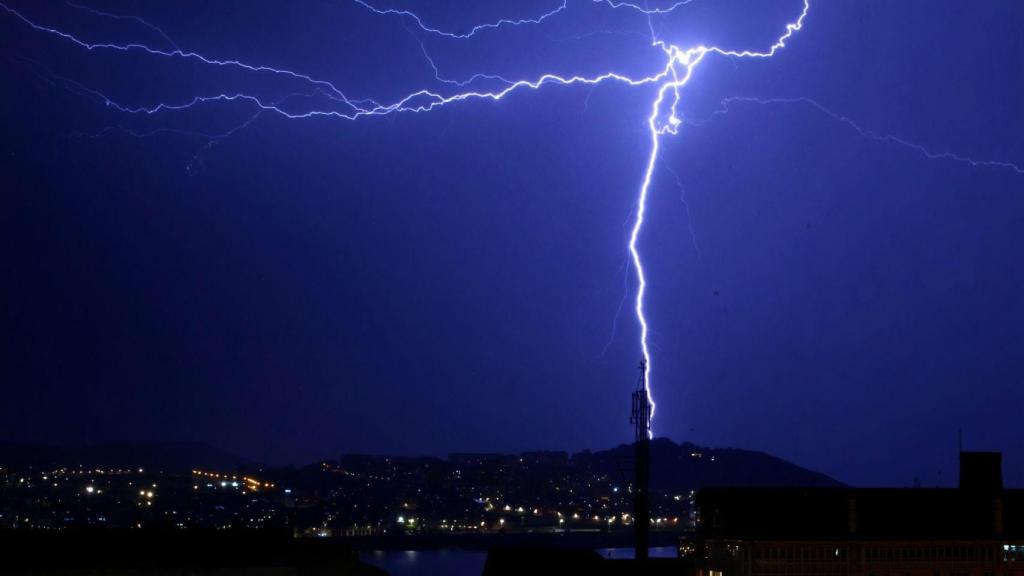 Espectacular tormenta en abril de 2021