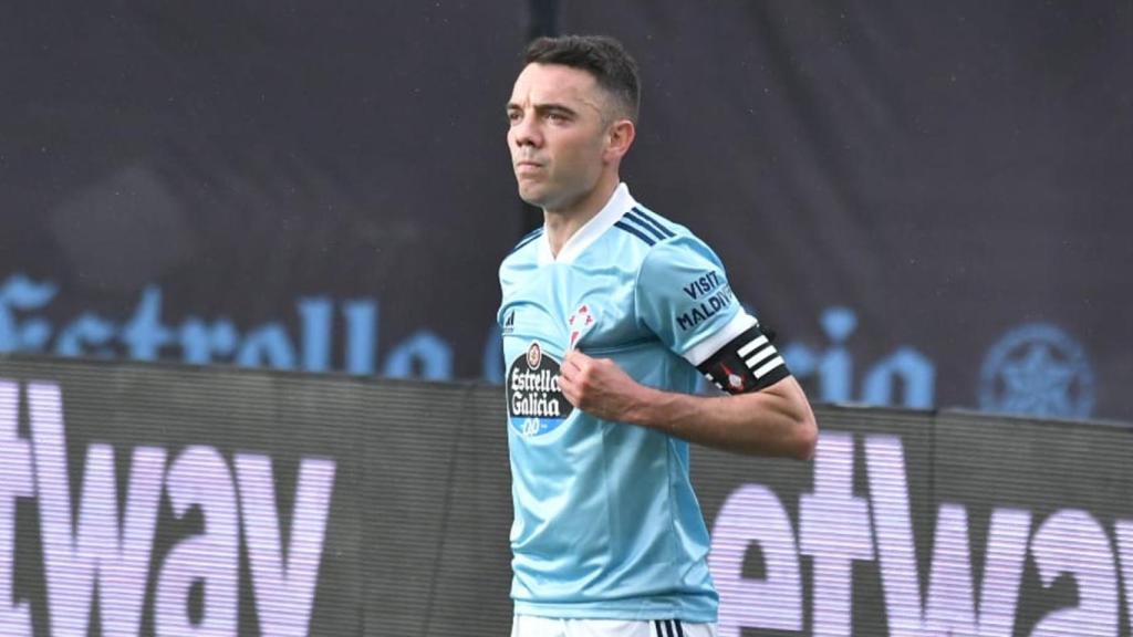 Iago Aspas anotó su 13º gol de la temporada para certificar la décima permanencia consecutiva en Primera del Celta