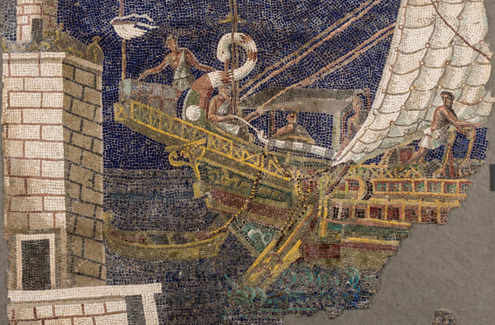 Mural expuesto en 'Los colores de los romanos'.