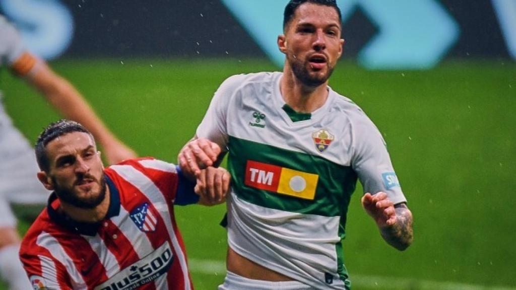 Imagen del partido de ida en el estadio del entonces líder.