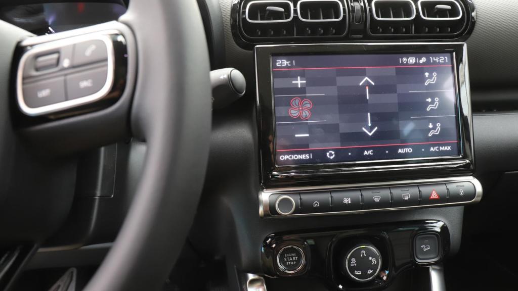 Interior del nuevo Citroën C3 Aircross 2021.