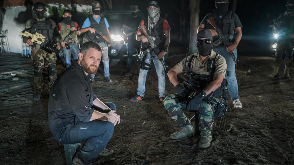 Beriáin, en uno de sus exclusivos resportajes con el cártel de Sinaloa (México).