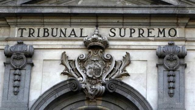 Imagen de archivo de la fachada del Tribunal Supremo./