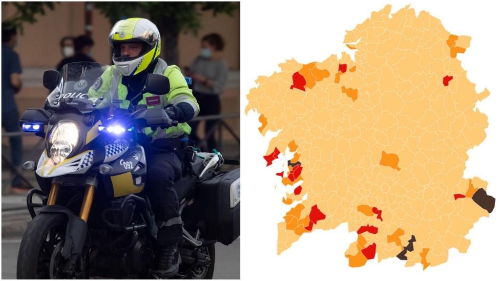 Este es el mapa de Galicia de movilidad, hostelería y restricciones que está en vigor