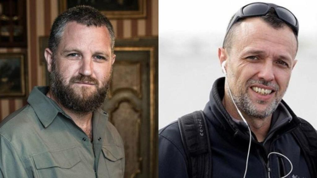 Beriáin (izquierda) y Fraile, asesinados este martes mientras hacían un documental en Burkina Faso