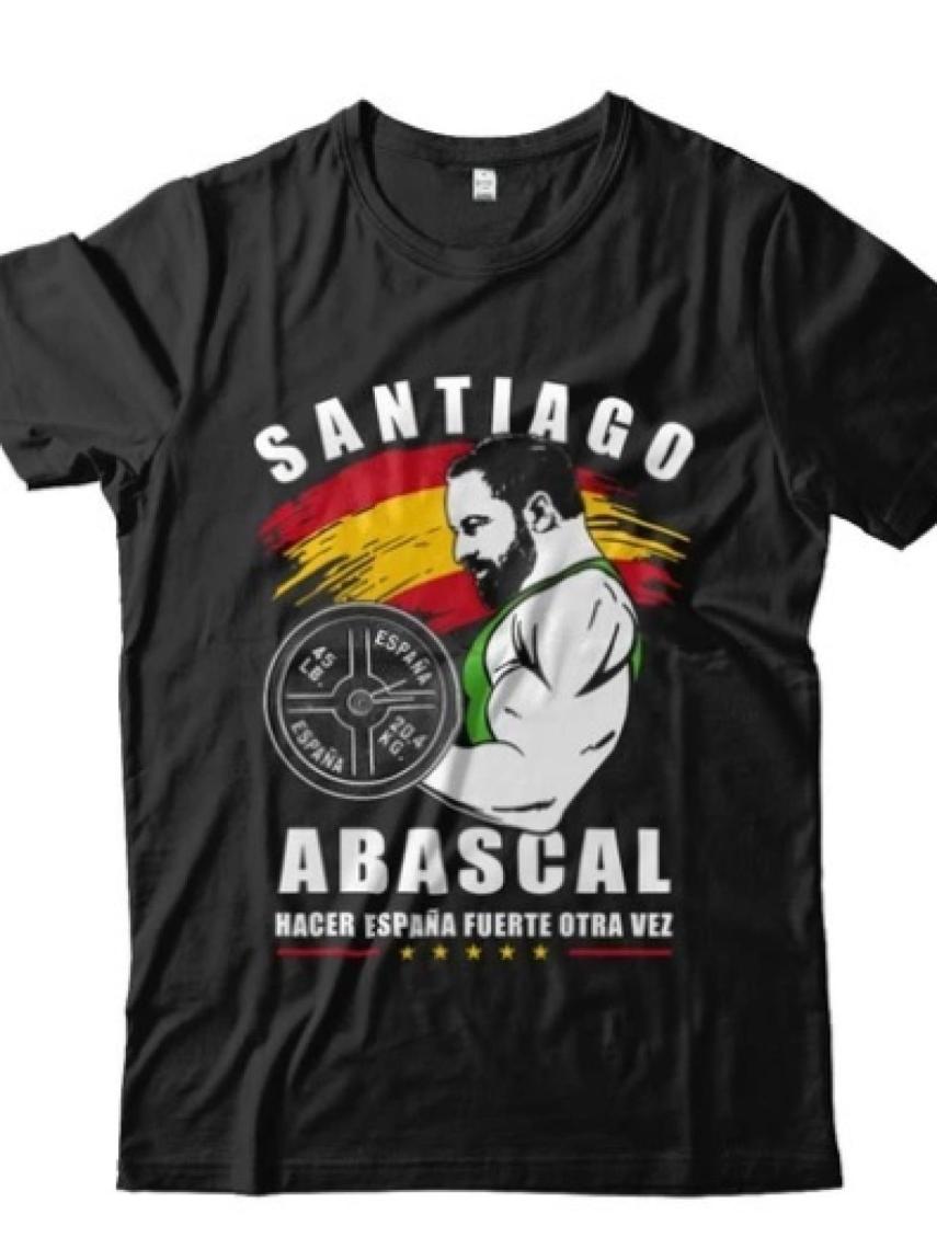 Camiseta de Santiago Abascal.