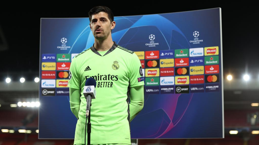 Courtois, tras un partido de la Champions League