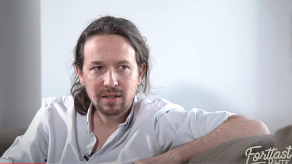 Pablo Iglesias, en una entrevista concedida en 2019 al 'youtuber' Fortfast.