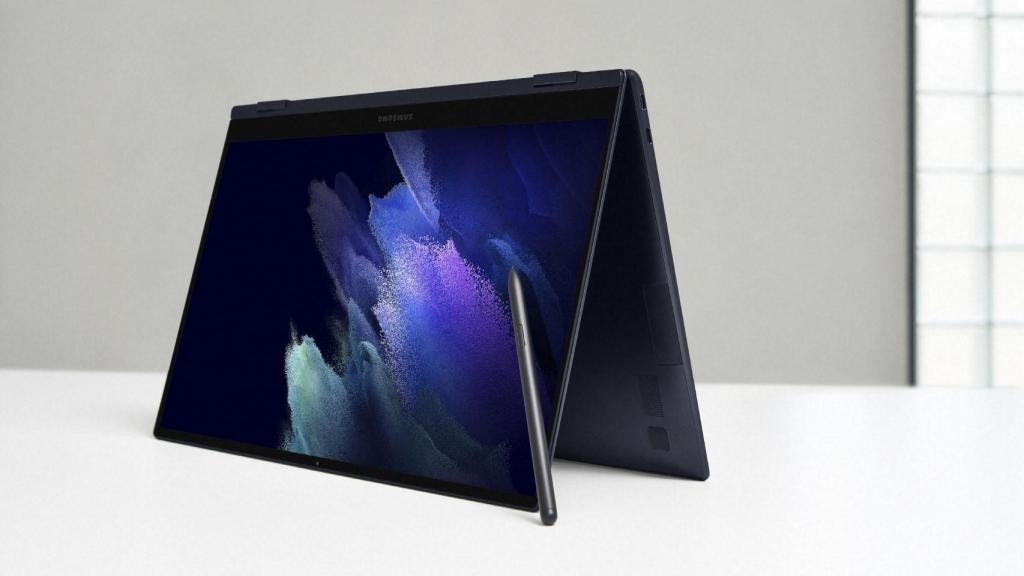 El Samsung Galaxy Book  Pro 360 es convertible.