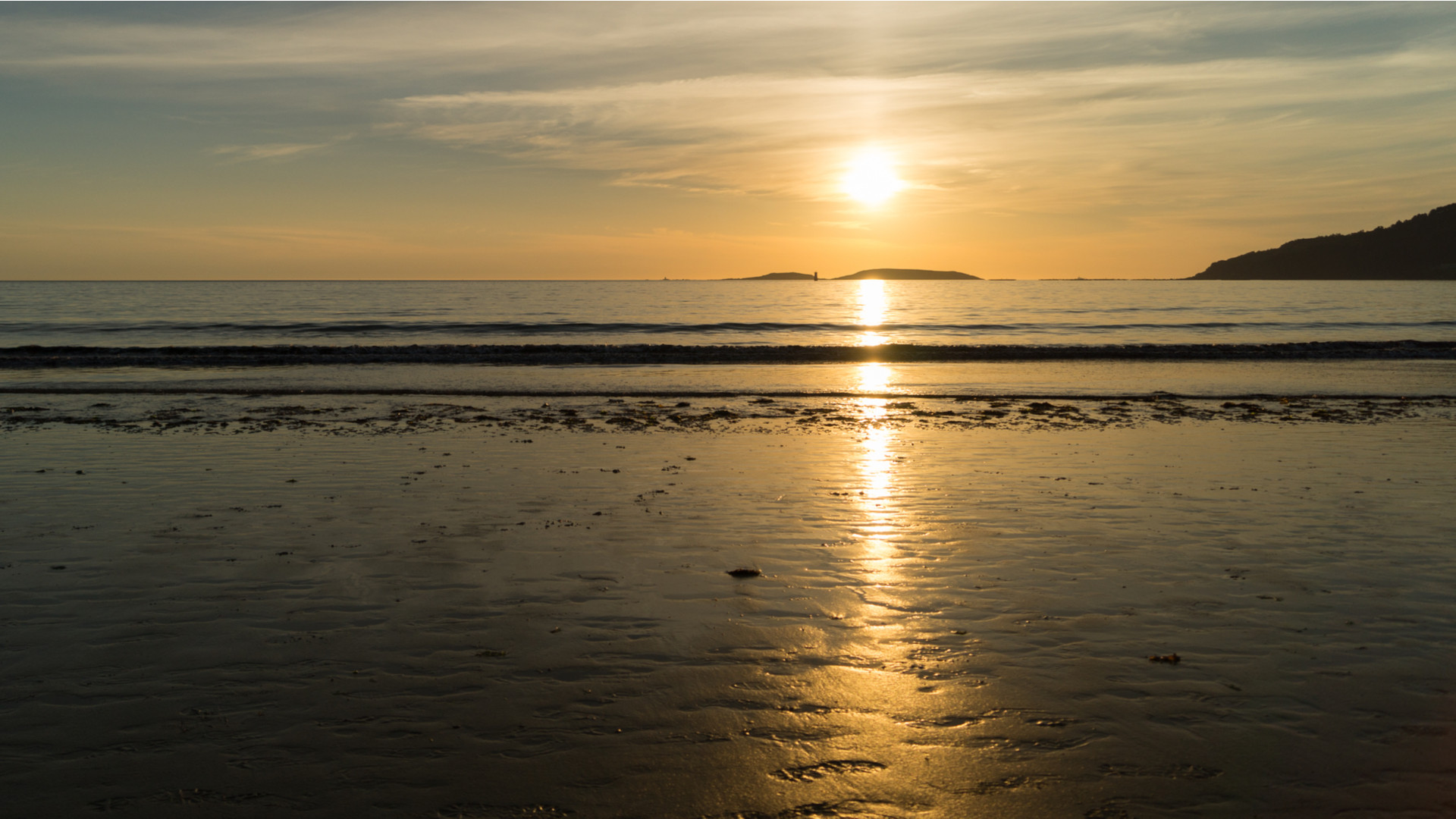 Atardecer en Playa América