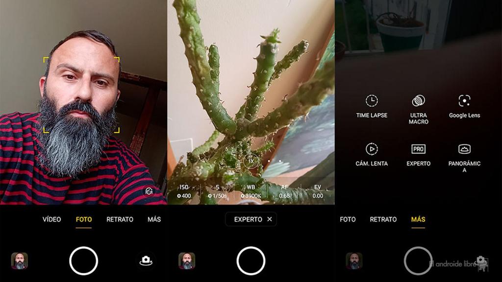 Interfaz de la cámara del realme C21