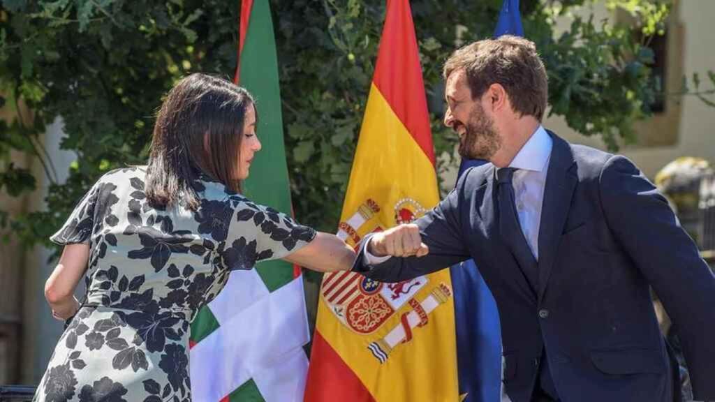 Arrimadas y Casado.
