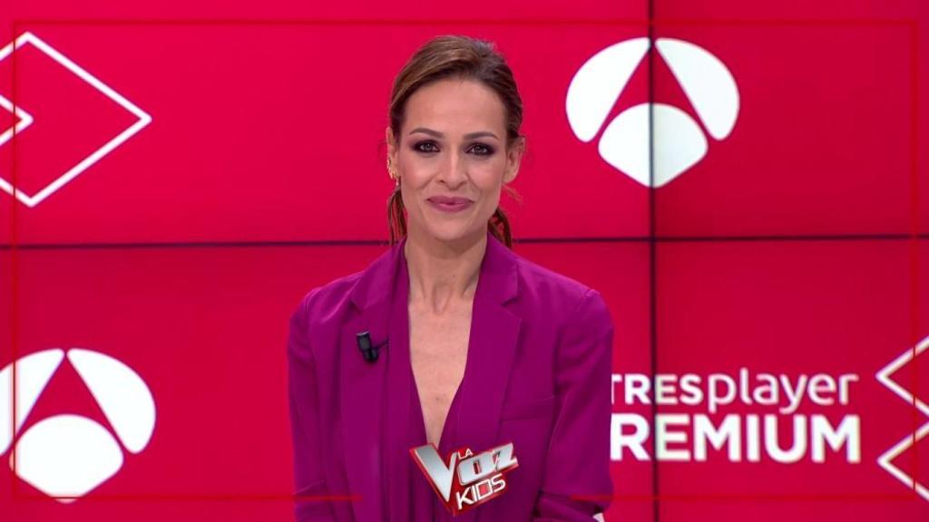 Eva González en la presentación de 'La Voz Kids'.
