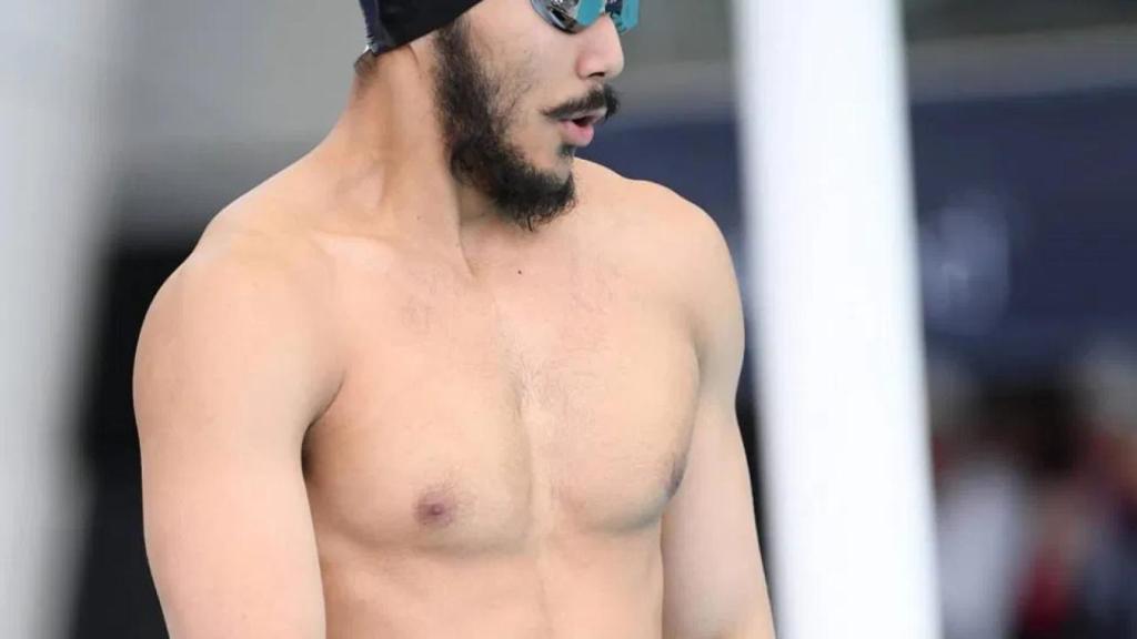 El nadador birmano Win Htet Oo