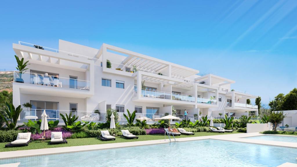 Imagen de Aralias del Rincón, promoción de obra nueva de Sareb en Rincón de la Victoria (Málaga).