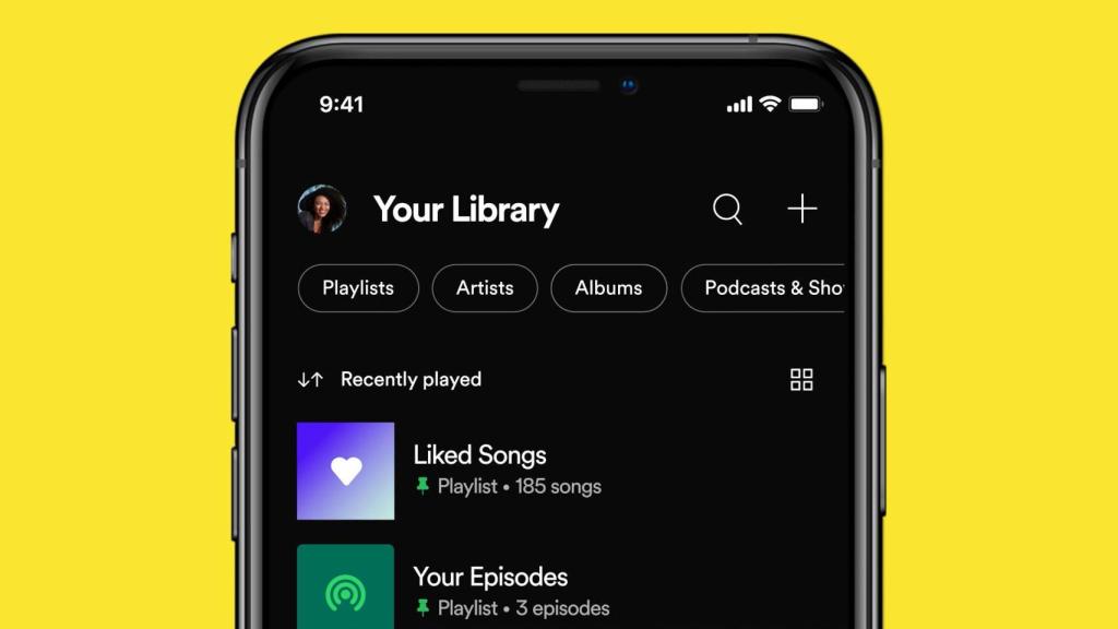 Nuevos filtros de Spotify