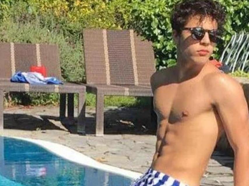 Ciro Grillo en la imagen distribuida por los medios italianos.