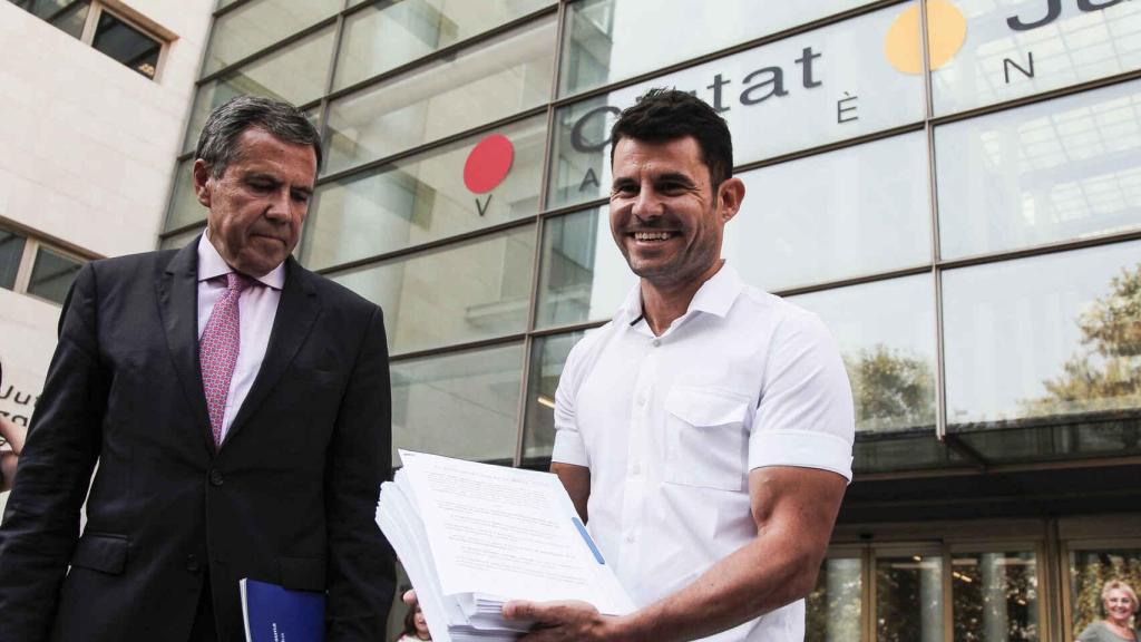 Fernando Osuna junto a Javier Santos en una imagen de archivo.