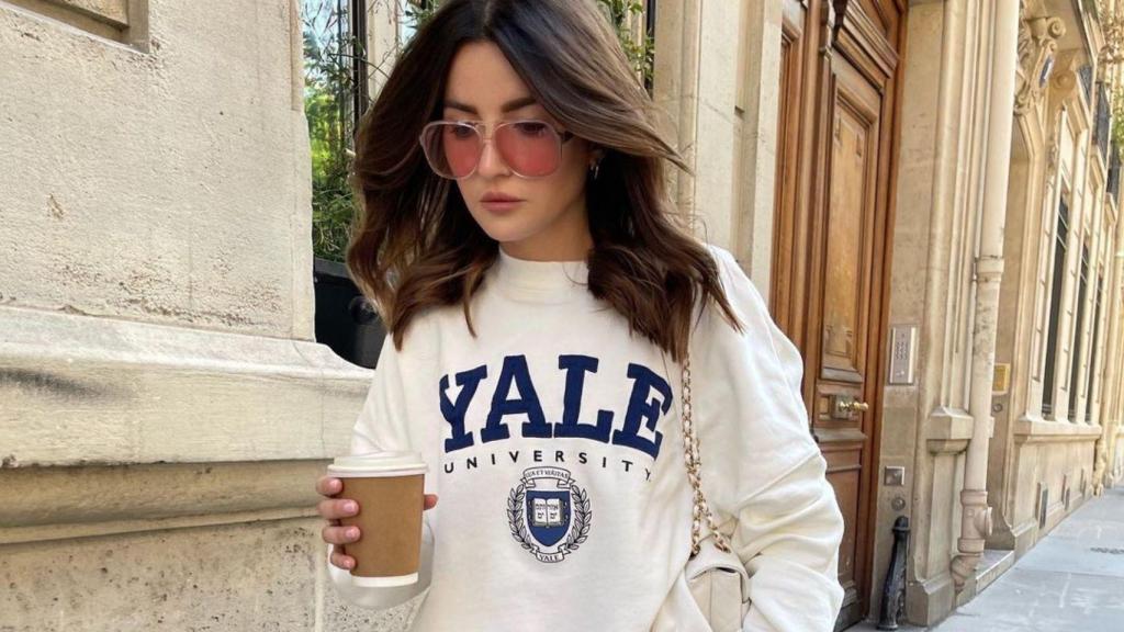 Alexandra Pereira se adelanta a la moda con su estilismo 'low-cost'.