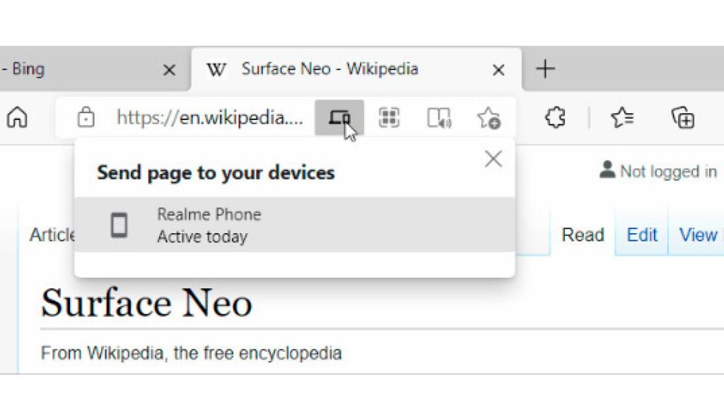 Microsoft Edge en Windows