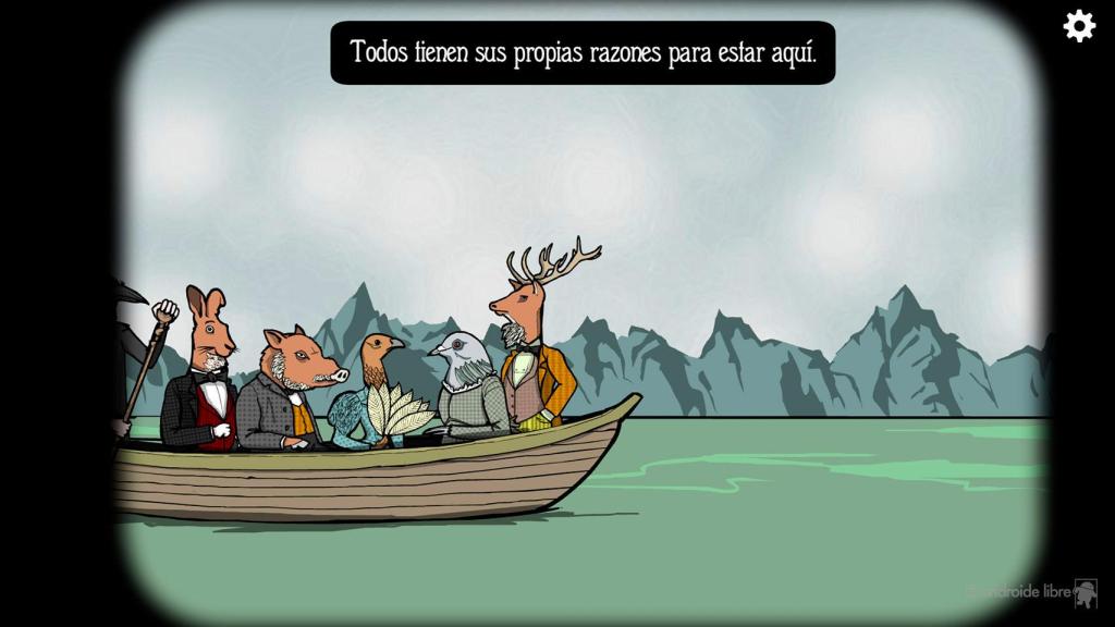 Los huéspedes en Rusty Lake Hotel