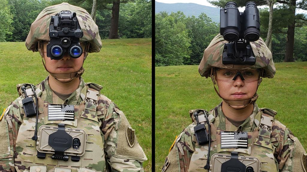 Diferentes posiciones de las gafas