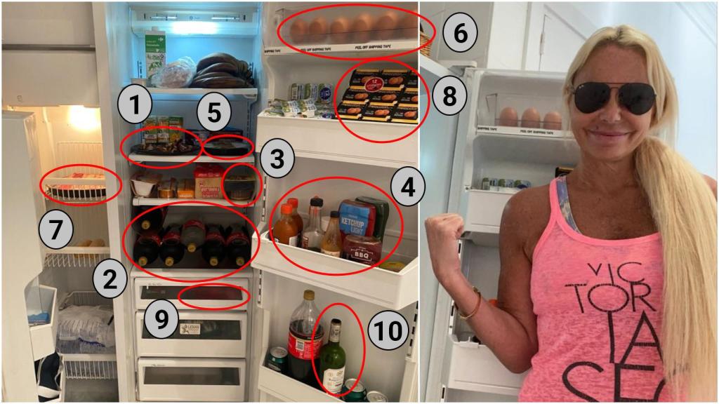 La nevera de Leticia Sabater.