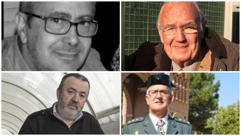 Eduardo, Antonio, Enrique e Ismael, fallecidos por la Covid en las cuatro diferentes olas.