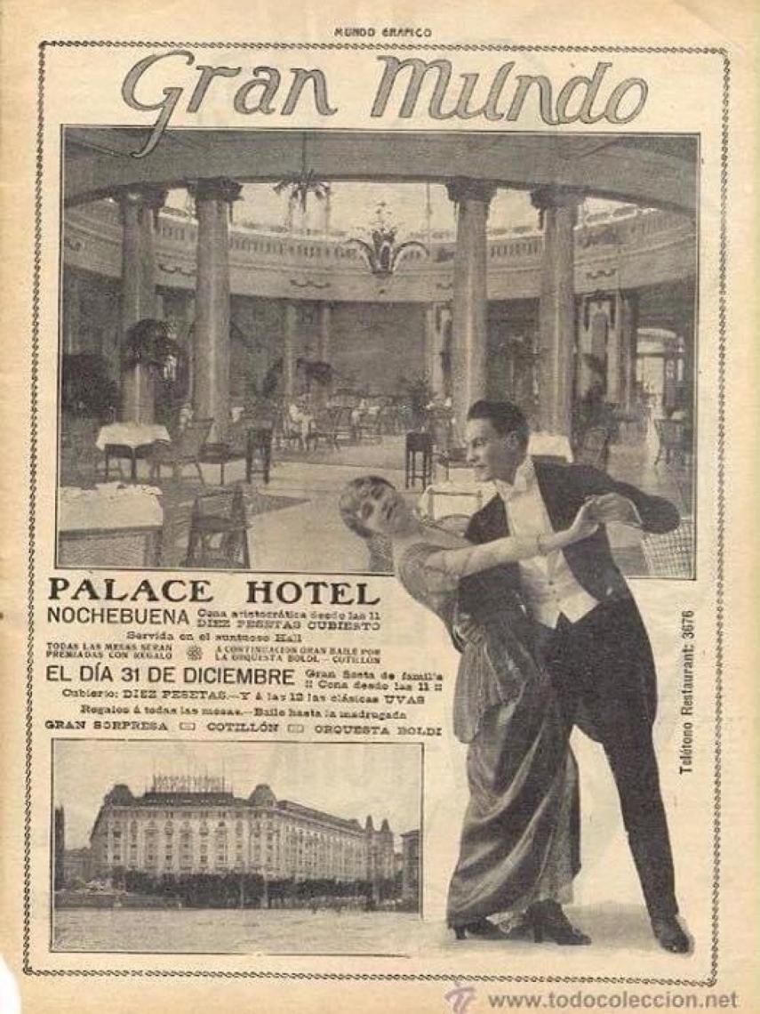 Cartel histórico del Palace en Nochebuena