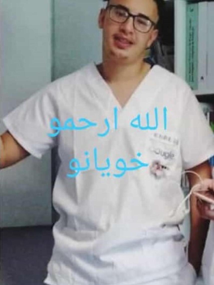 Una imagen de Khalid que se ha viralizado entre la población marroquí donde piden que Allah le cuide.