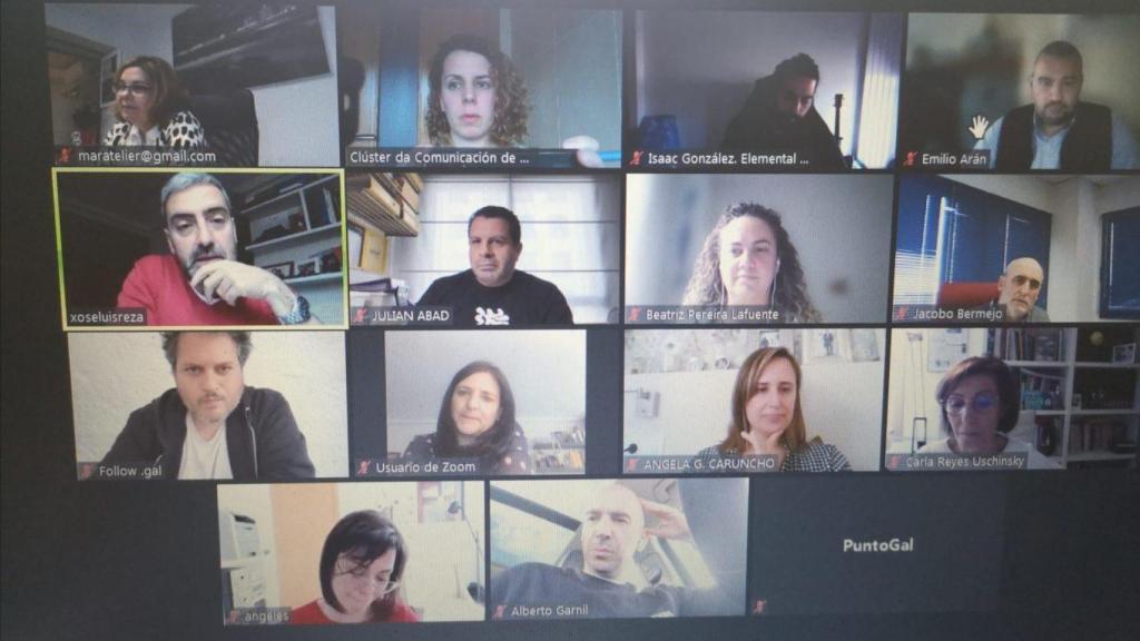 Reunión online de la Nueva Junta Directiva.