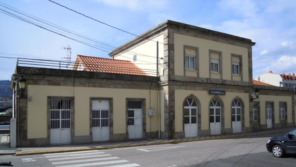 Estación de tren de O Porriño.