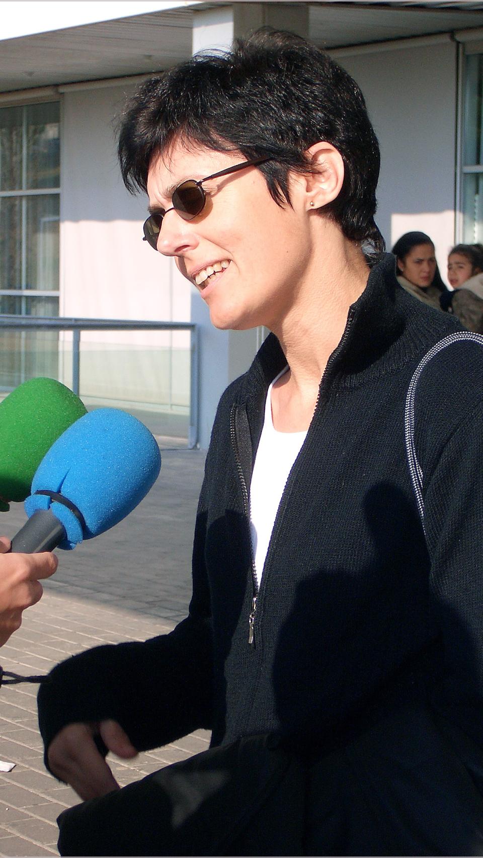 Nasarre en una de las últimas imágenes que se tienen de ella, en 2005.