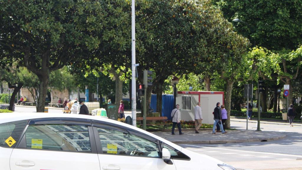 Entrejardines y taxi