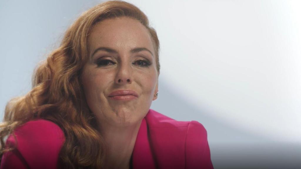 Rocío Carrasco durante la grabación del episodio 9 de 'Rocío: contar la verdad para seguir viva'.