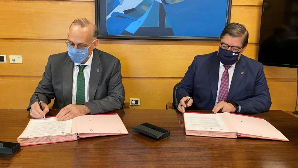 Los rectores de la UVigo y la UDC