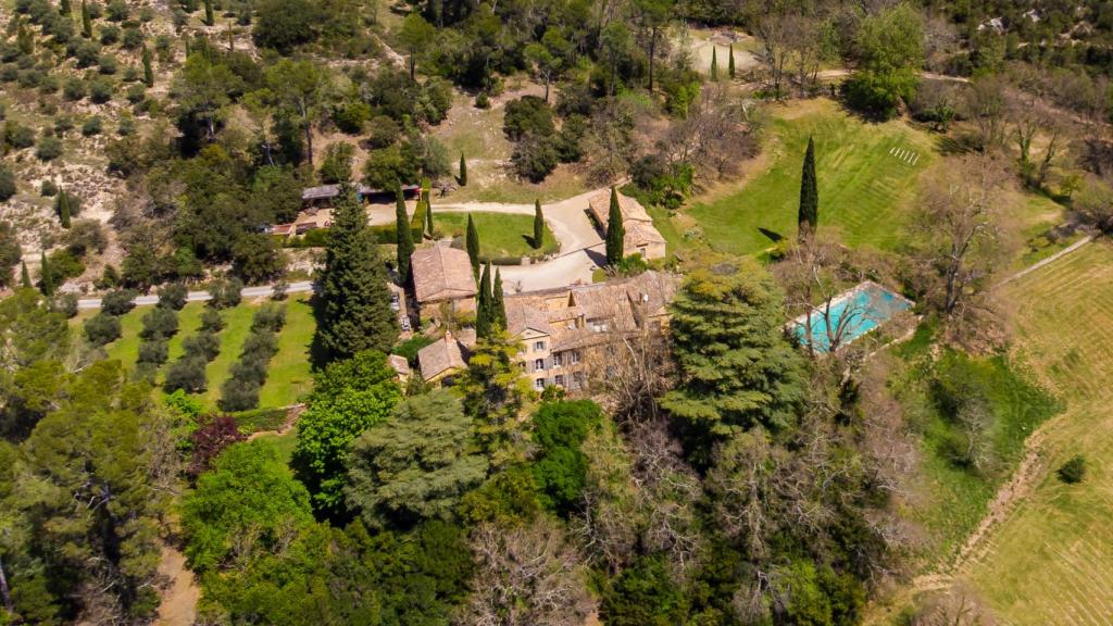 Vista aérea del terreno.