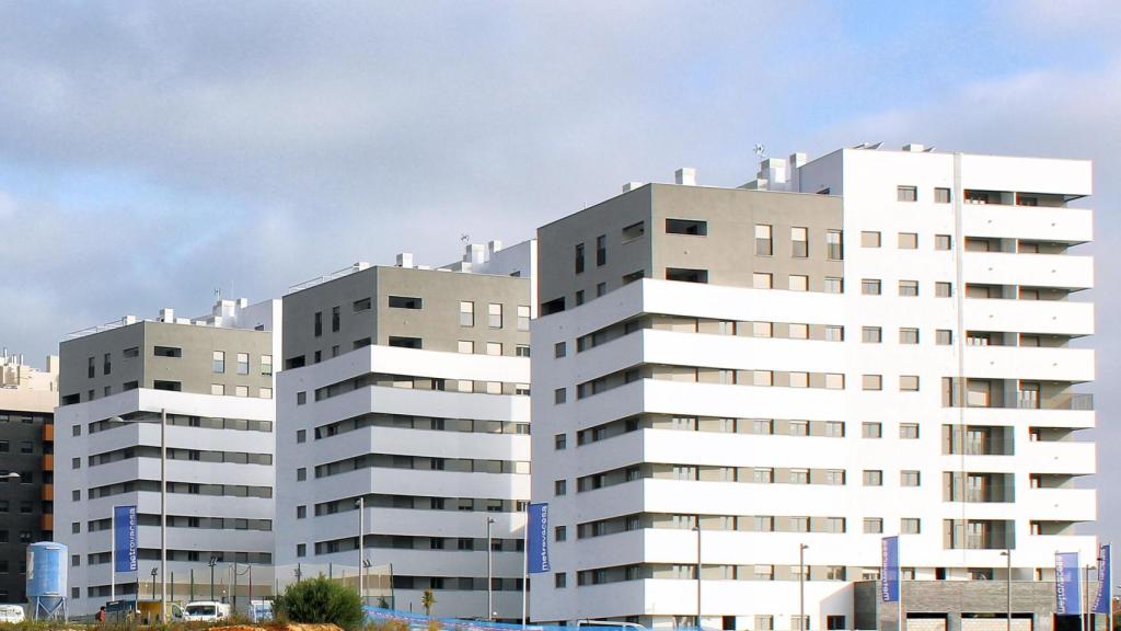Imagen del residencial Hespérides (Sevilla) de Metrovacesa.