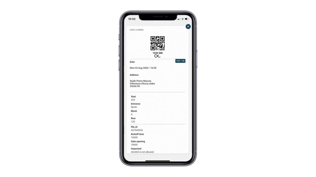 Los códigos QR de las entradas cuentan con elementos dinámicos.
