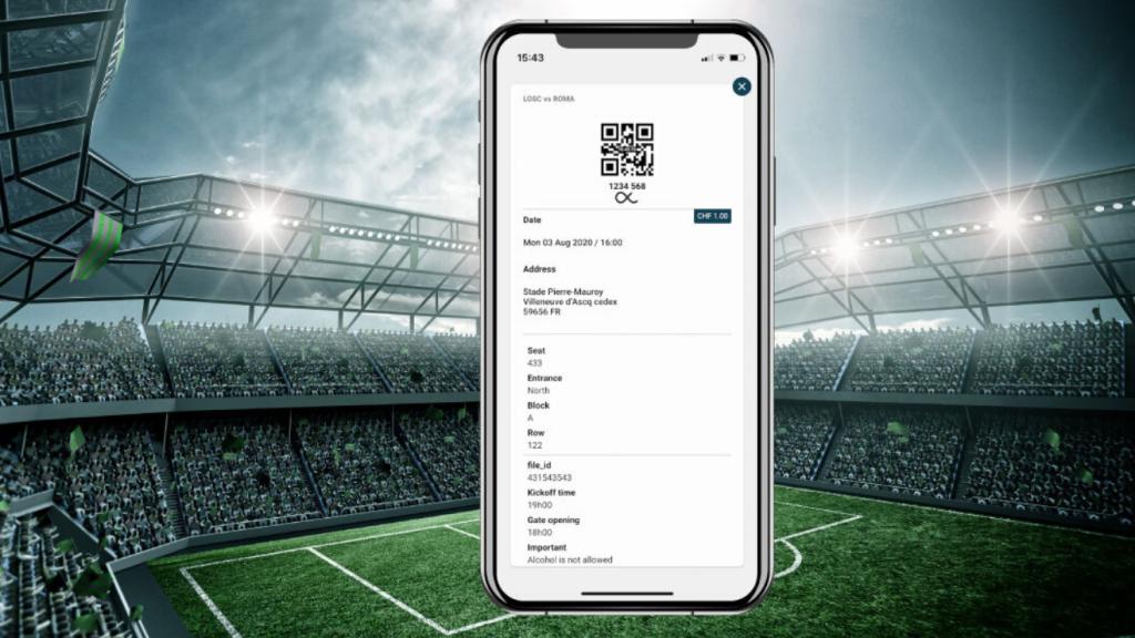 Entradas de fútbol con blockchain.
