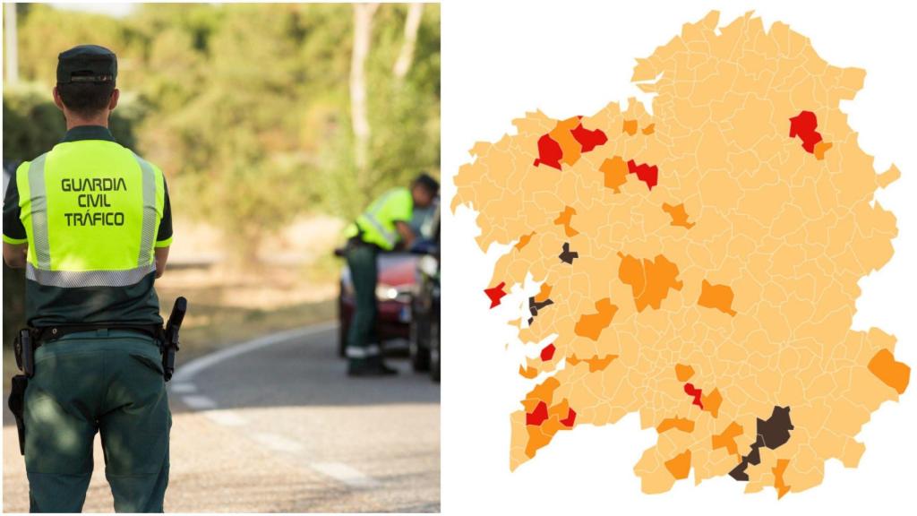 Este es el mapa de Galicia de movilidad, hostelería y restricciones que está en vigor
