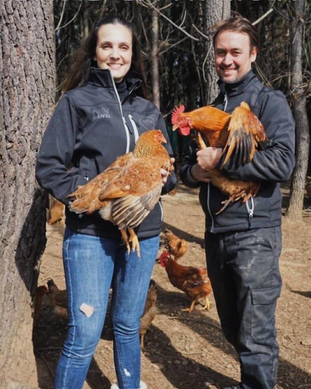 Patricia Lorenzo y David Sueiro, al frente de Galo Celta (Cedida).