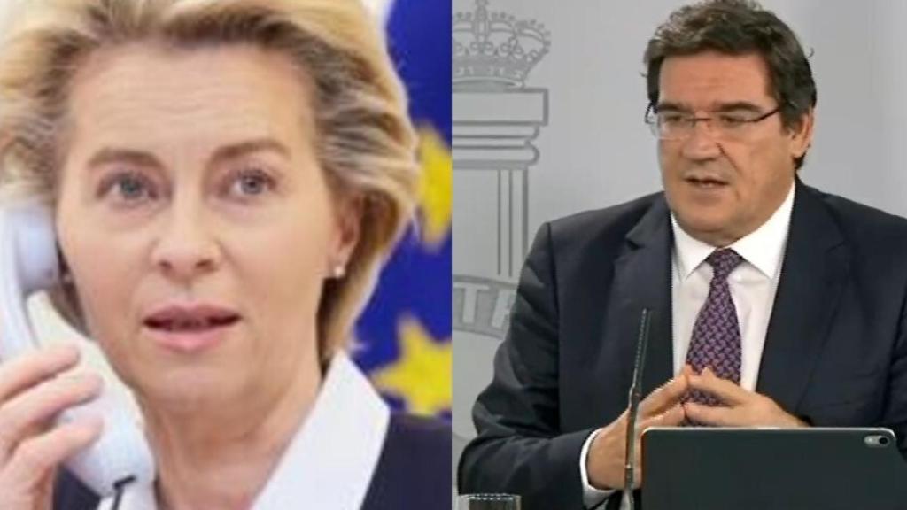 Ursula von der Leyen y José Luis Escrivá.