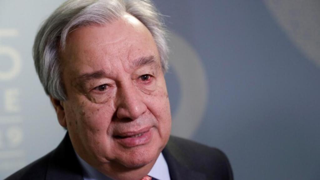 Fotografía de archivo del secretario general de la ONU, Antonio Guterres.